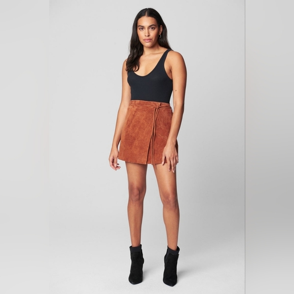 Blank NYC | Mud Pie Suede Skirt - Picture 4 of 4